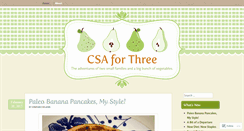 Desktop Screenshot of csaforthree.com