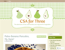 Tablet Screenshot of csaforthree.com